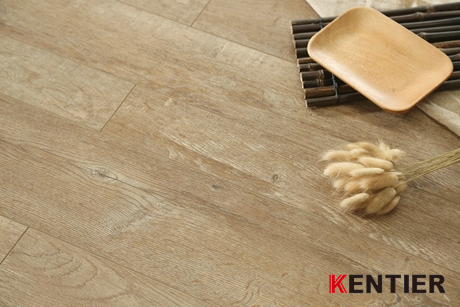 K2107-Brown Oak Laminate Flooring with Embossed Surface